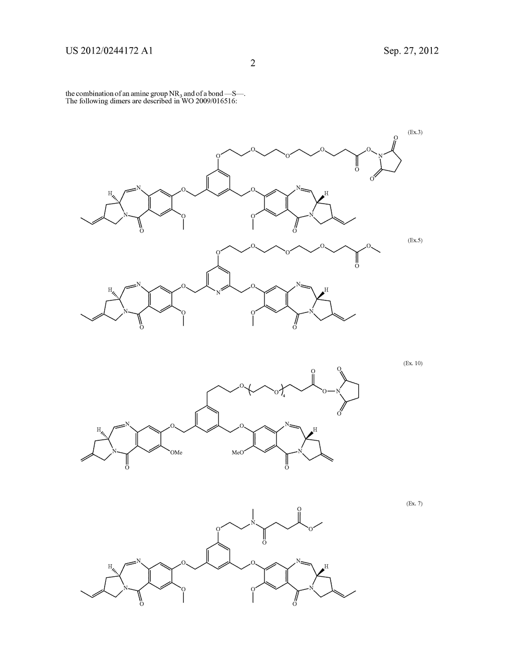 Conjudates of Pyrrolo[1,4]Benzodiazepine Dimers As Anticancer Agents - diagram, schematic, and image 07