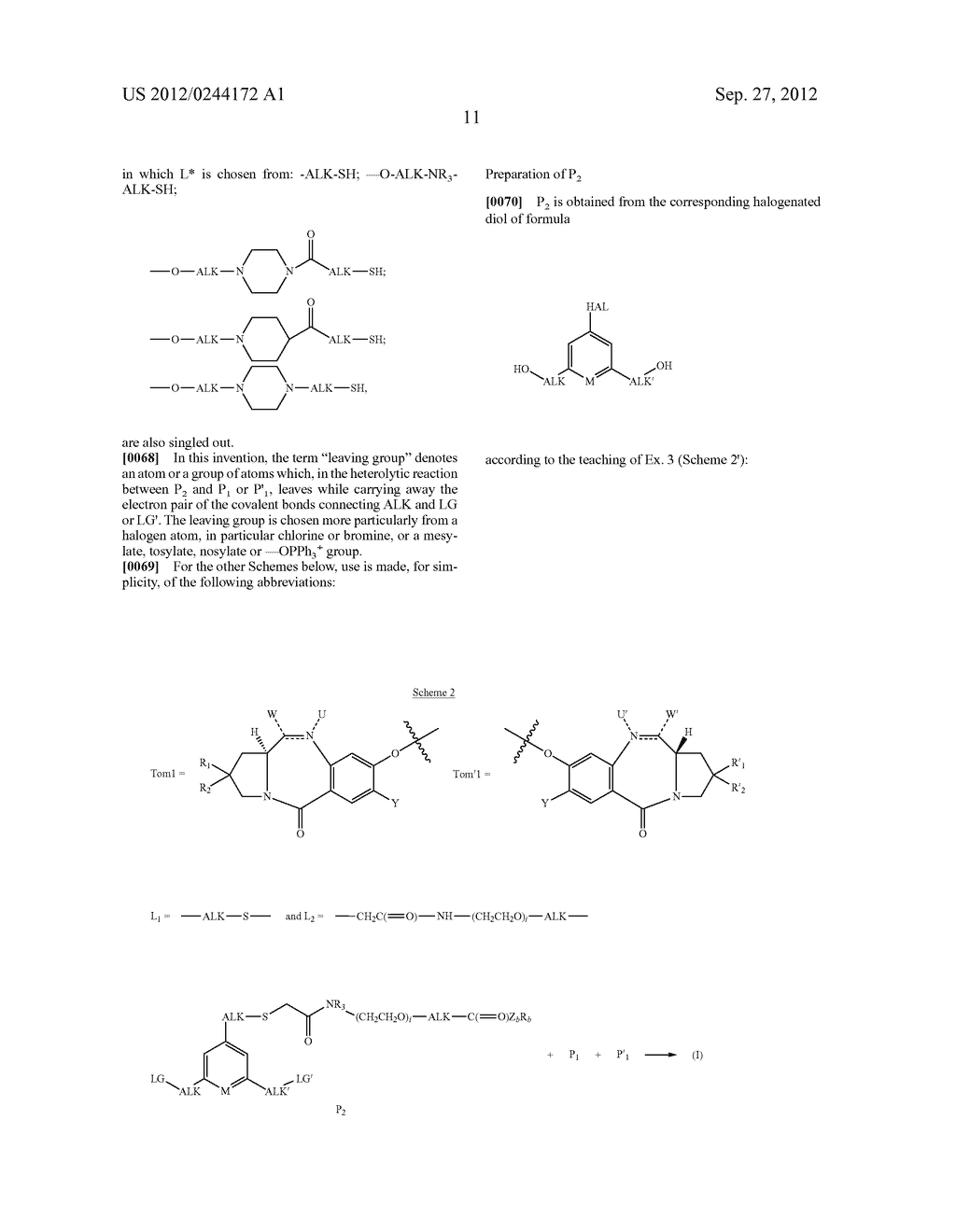 Conjudates of Pyrrolo[1,4]Benzodiazepine Dimers As Anticancer Agents - diagram, schematic, and image 16