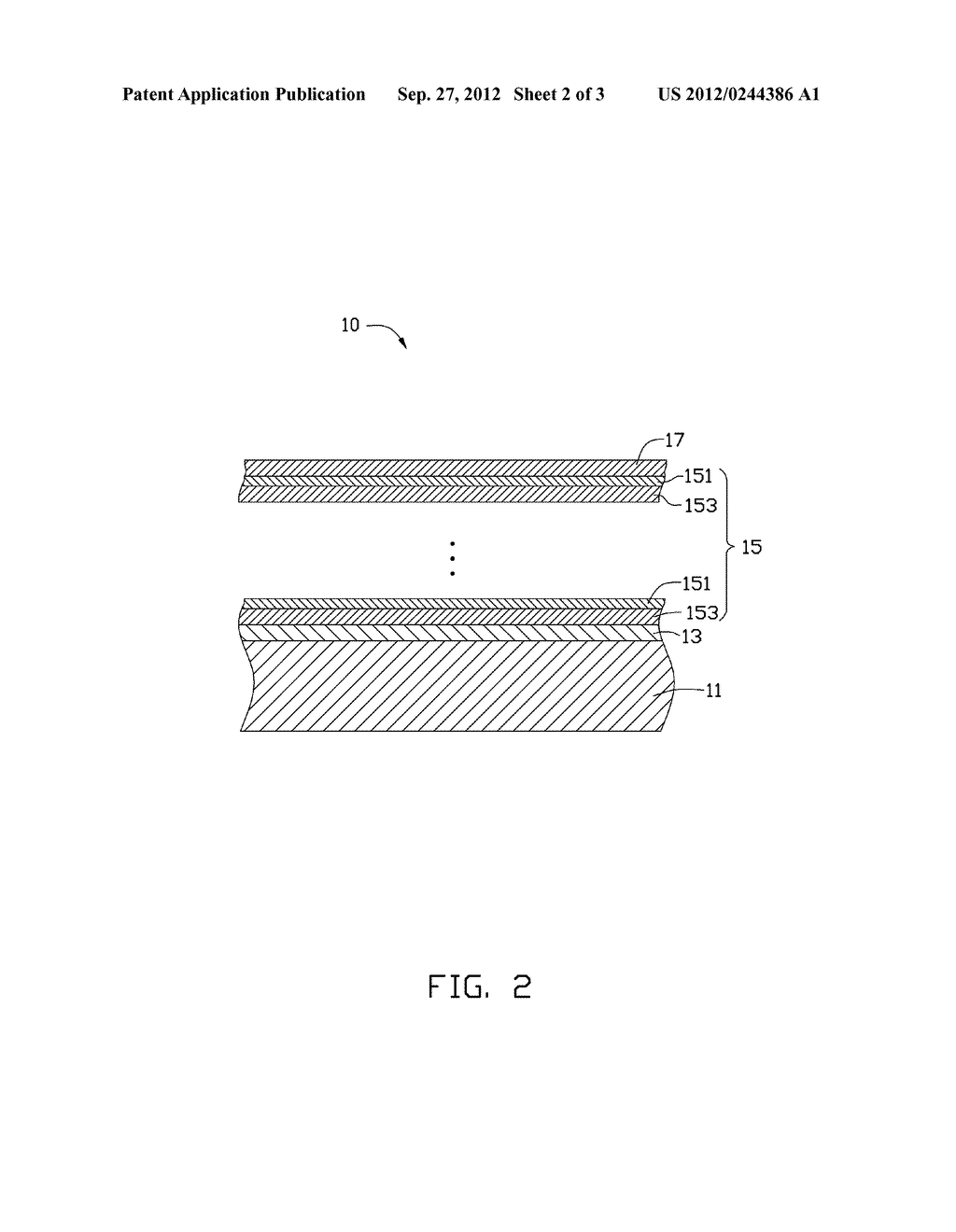 COATED ARTICLE HAVING ANTIBACTERIAL EFFECT AND METHOD FOR MAKING THE SAME - diagram, schematic, and image 03