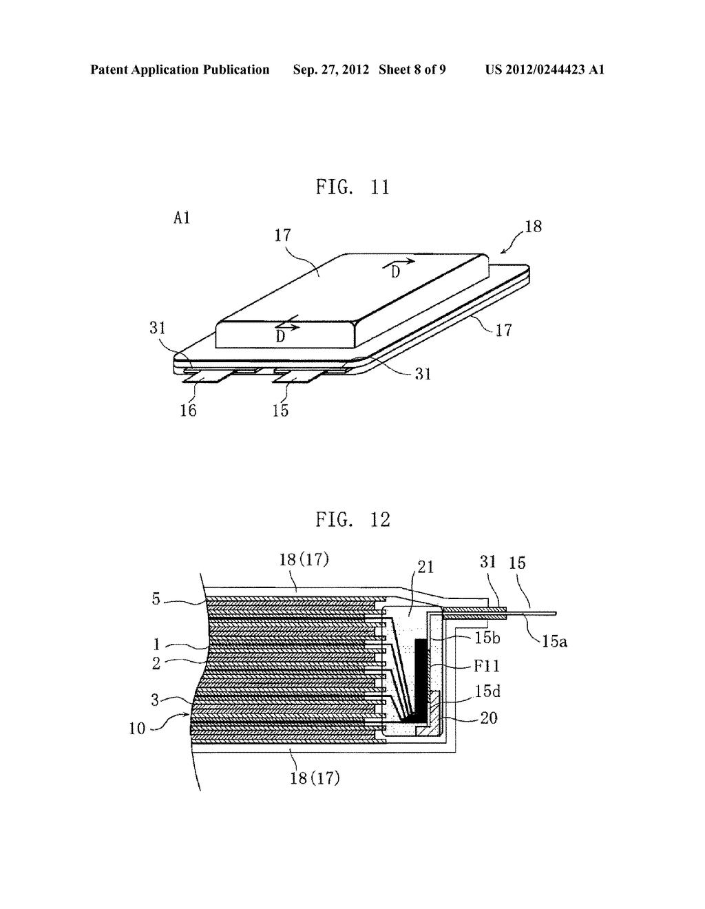 LAMINATE CASE SECONDARY BATTERY - diagram, schematic, and image 09