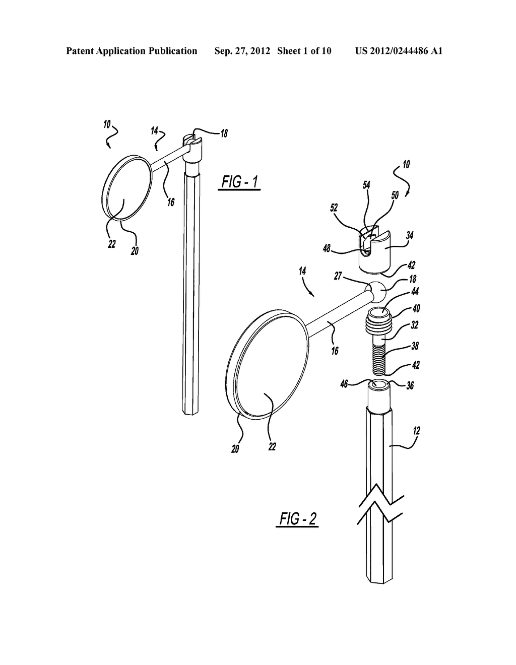 Dental Tool with Adjustable Head - diagram, schematic, and image 02