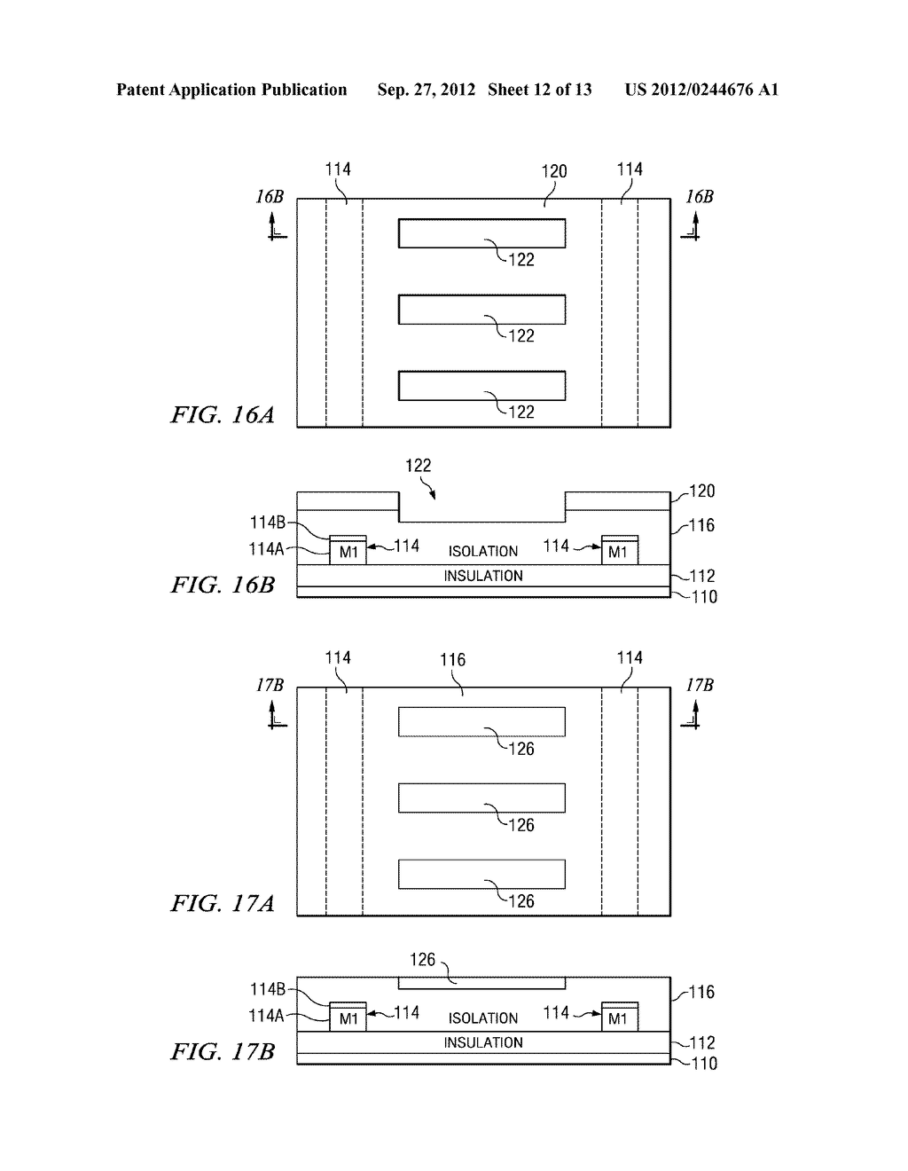 SEMICONDUCTURE STRUCTURE AND METHOD OF FORMING THE SEMICONDUCTOR STRUCTURE     THAT PROVIDES TWO INDIVIDUAL RESISTORS OR A CAPACITOR - diagram, schematic, and image 13