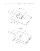 MECHANICAL AND ELECTRIC CONNECTION DEVICE FOR A COAXIAL CABLE CONVEYING A     HIGH-FREQUENCY SIGNAL diagram and image