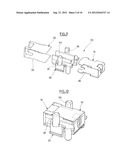 MECHANICAL AND ELECTRIC CONNECTION DEVICE FOR A COAXIAL CABLE CONVEYING A     HIGH-FREQUENCY SIGNAL diagram and image