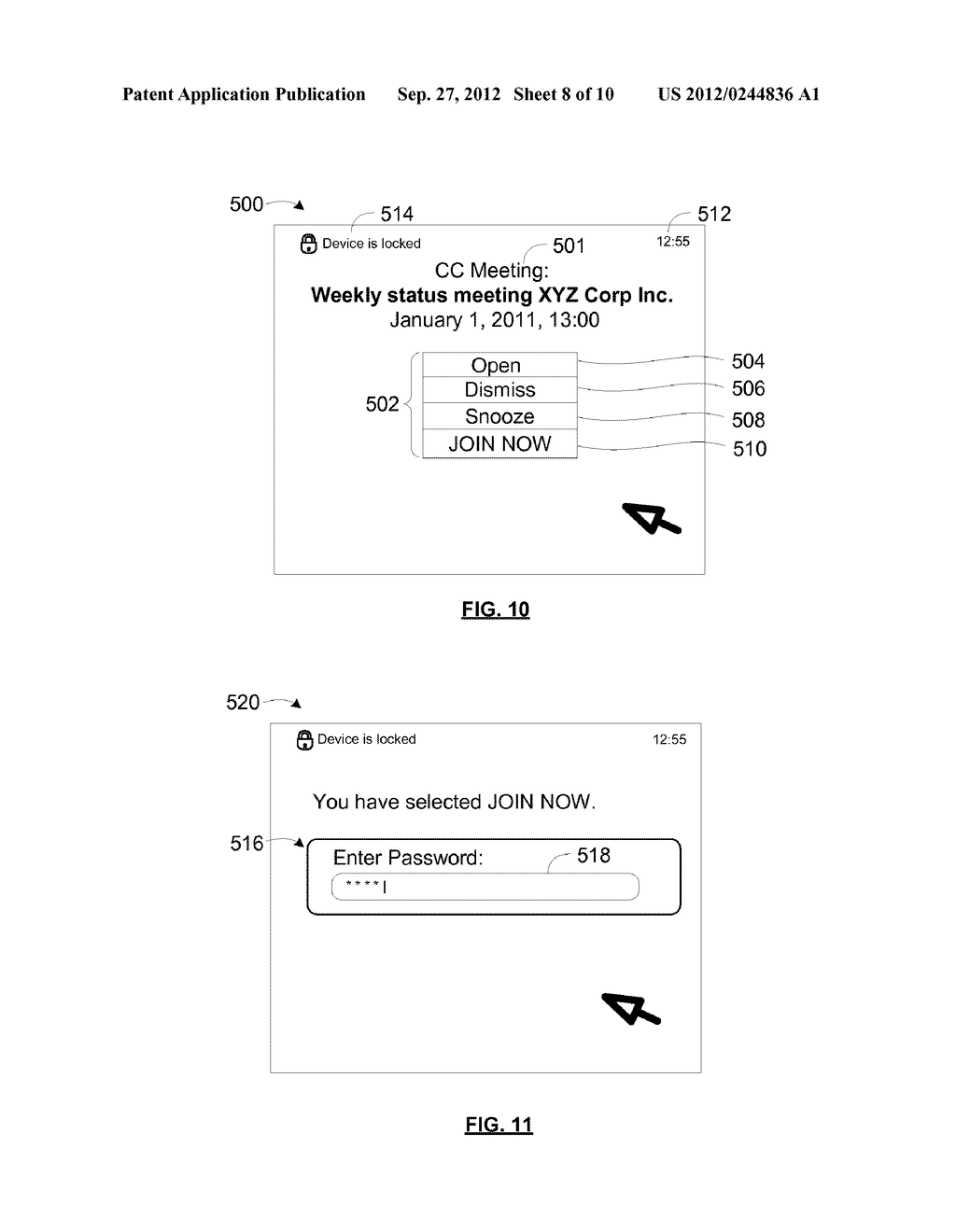 METHOD FOR CONFERENCE CALL PROMPTING FROM A LOCKED DEVICE - diagram, schematic, and image 09