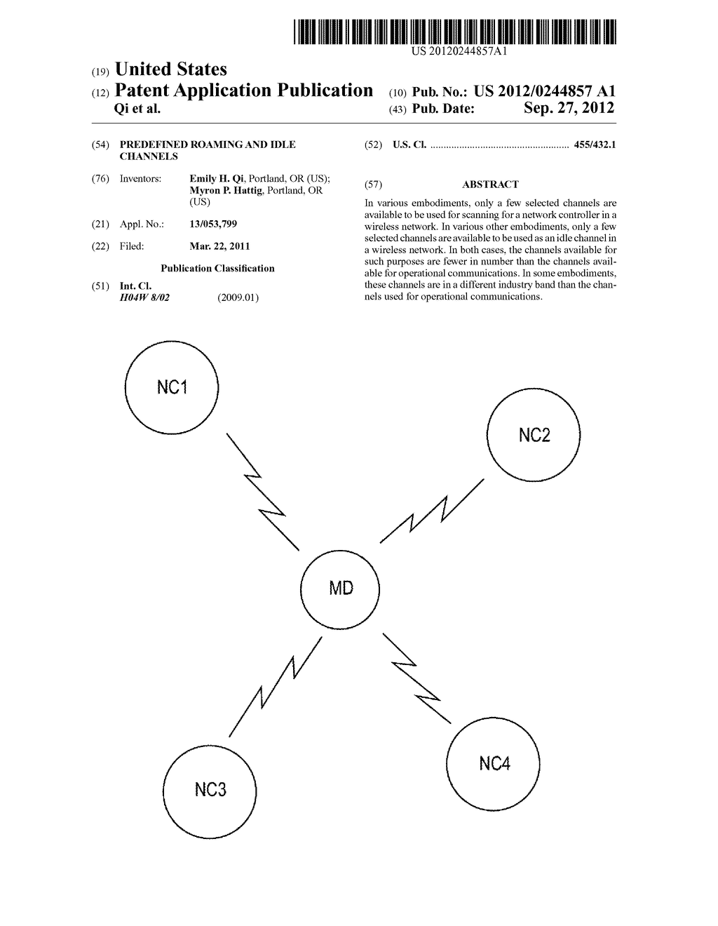 PREDEFINED ROAMING AND IDLE CHANNELS - diagram, schematic, and image 01