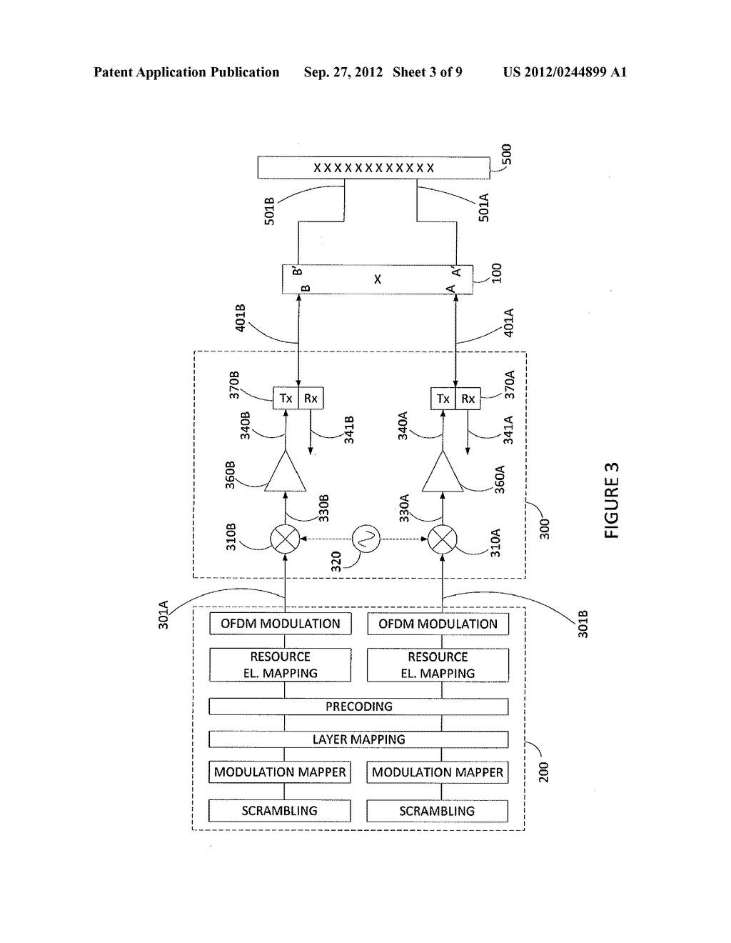 METHOD AND APPARATUS FOR ANTENNA RADIATION CROSS POLAR SUPPRESSION - diagram, schematic, and image 04