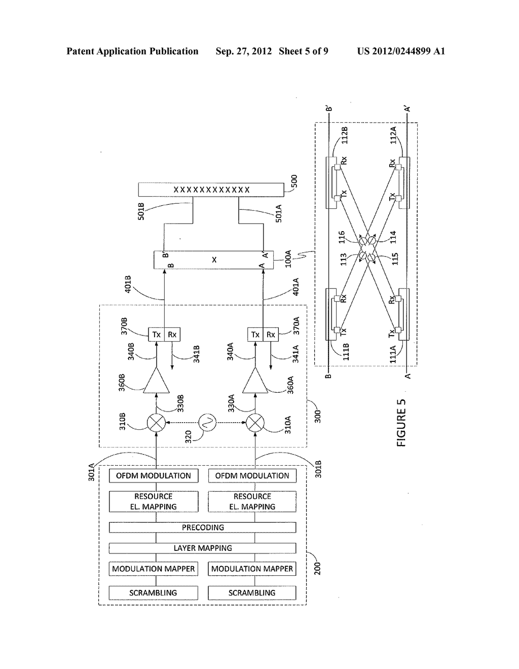 METHOD AND APPARATUS FOR ANTENNA RADIATION CROSS POLAR SUPPRESSION - diagram, schematic, and image 06