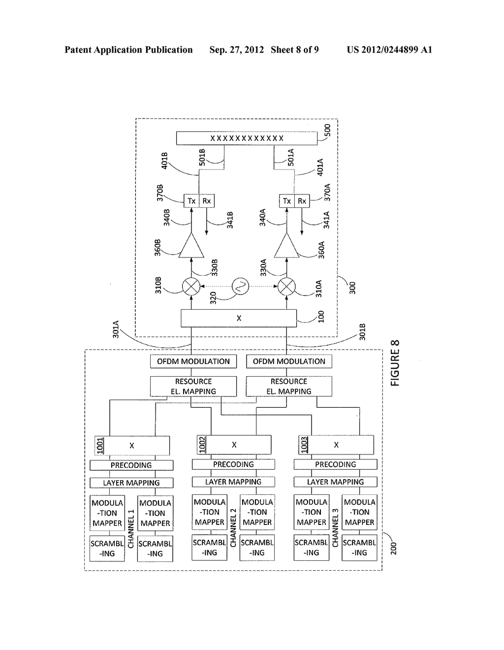 METHOD AND APPARATUS FOR ANTENNA RADIATION CROSS POLAR SUPPRESSION - diagram, schematic, and image 09