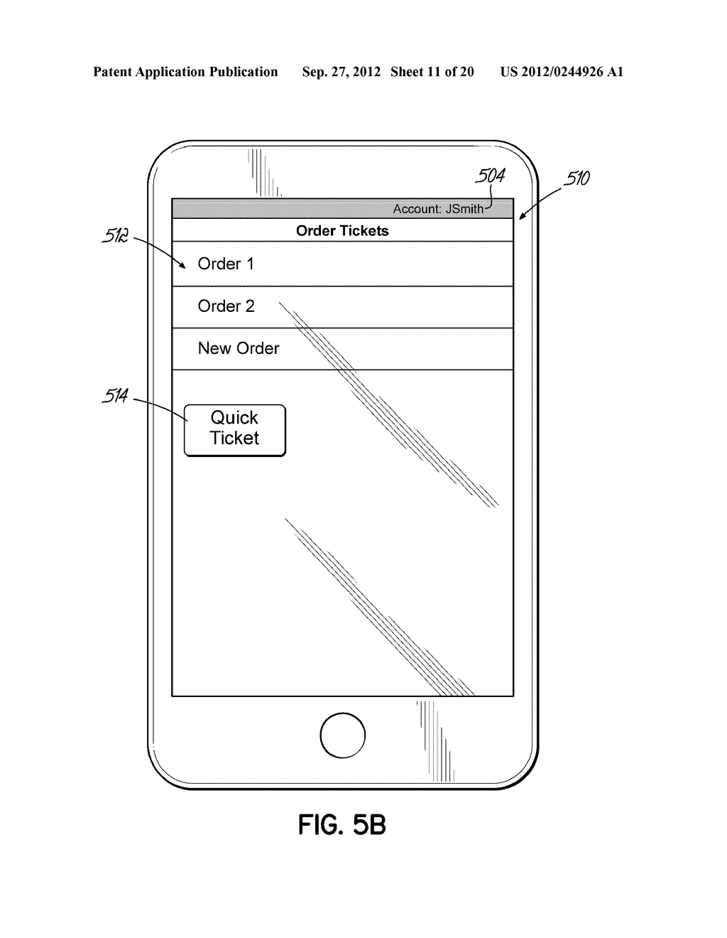 ORDERING LOTTERY TICKETS USING MACHINE-READABLE CODE IMAGES DISPLAYED ON     MOBILE DEVICES AND TRANSMITTING A LOTTERY IMAGE TICKET - diagram, schematic, and image 12