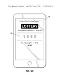 ORDERING LOTTERY TICKETS USING MACHINE-READABLE CODE IMAGES DISPLAYED ON     MOBILE DEVICES AND TRANSMITTING A LOTTERY IMAGE TICKET diagram and image