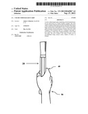 Color coded racquet grip diagram and image