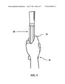 Color coded racquet grip diagram and image