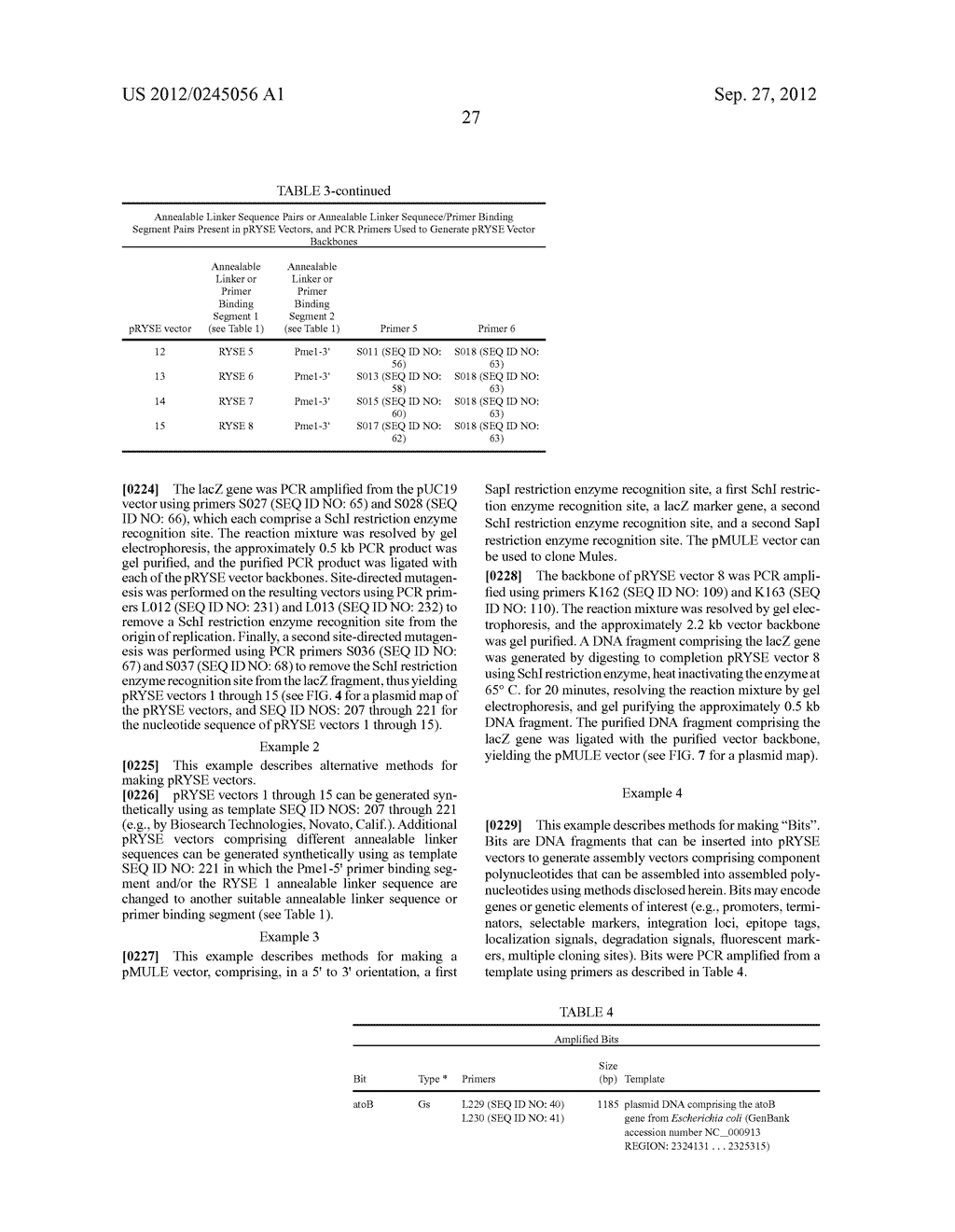 COMPOSITIONS AND METHODS FOR THE SAME ASSEMBLY OF POLYNUCLEOTIDES - diagram, schematic, and image 45