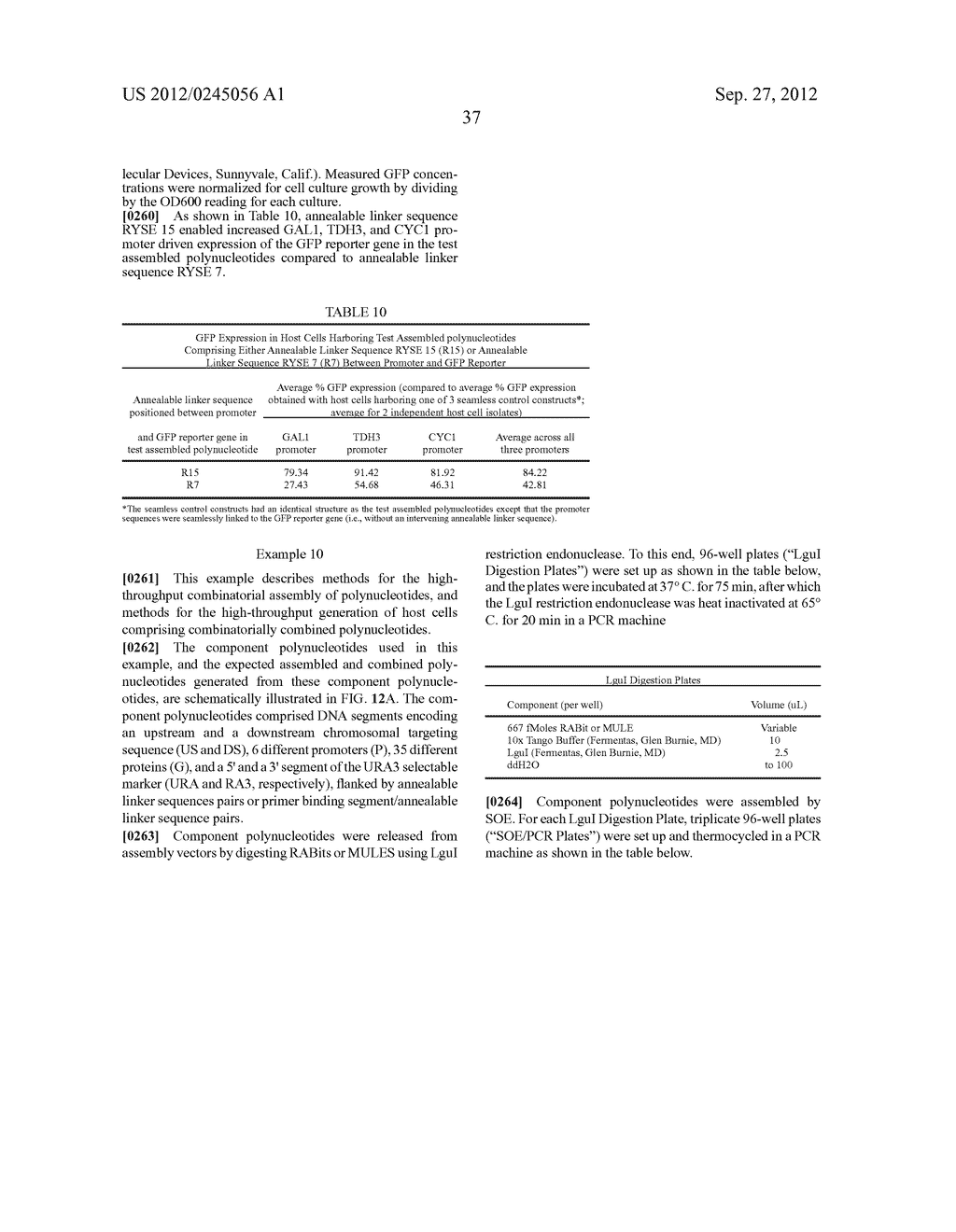 COMPOSITIONS AND METHODS FOR THE SAME ASSEMBLY OF POLYNUCLEOTIDES - diagram, schematic, and image 55