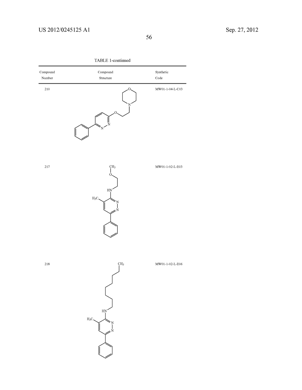 PYRIDAZINE COMPOUNDS, COMPOSITIONS AND METHODS - diagram, schematic, and image 103