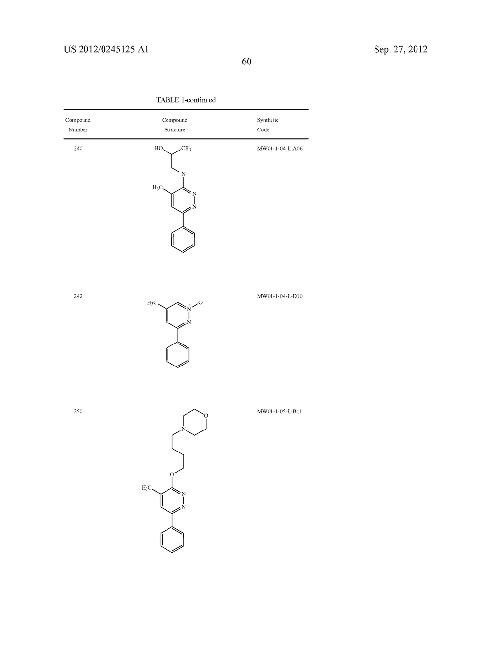 PYRIDAZINE COMPOUNDS, COMPOSITIONS AND METHODS - diagram, schematic, and image 107