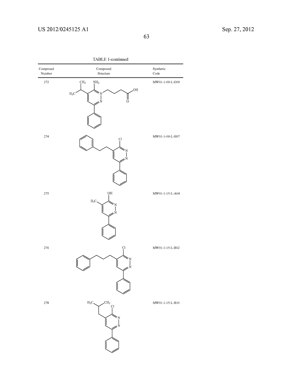 PYRIDAZINE COMPOUNDS, COMPOSITIONS AND METHODS - diagram, schematic, and image 110