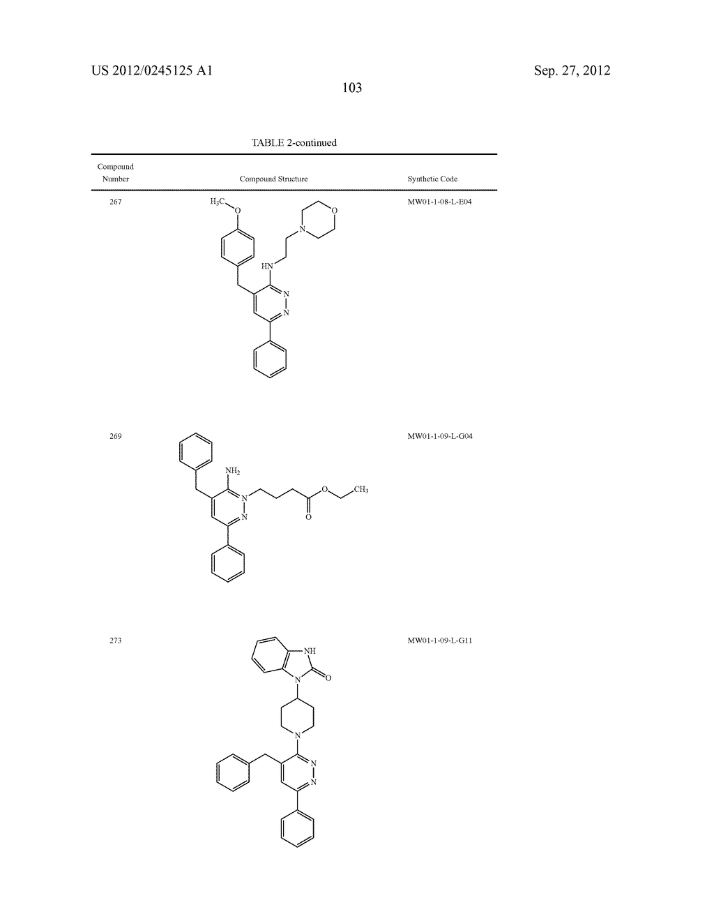 PYRIDAZINE COMPOUNDS, COMPOSITIONS AND METHODS - diagram, schematic, and image 150