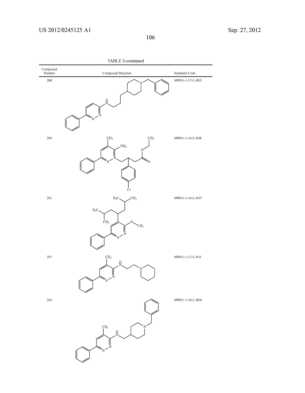PYRIDAZINE COMPOUNDS, COMPOSITIONS AND METHODS - diagram, schematic, and image 153