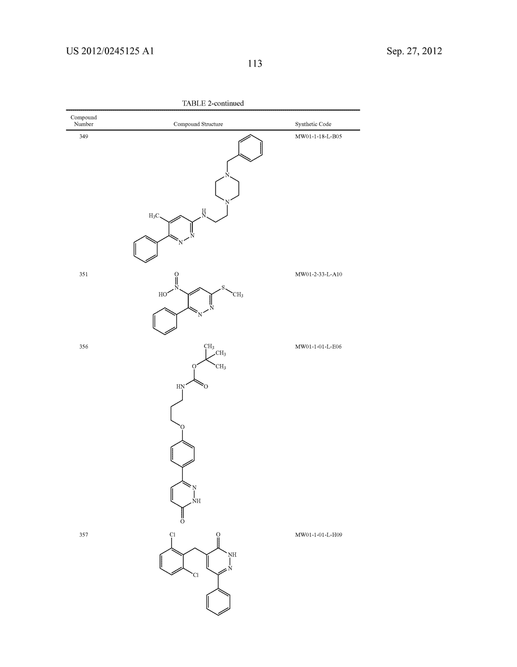 PYRIDAZINE COMPOUNDS, COMPOSITIONS AND METHODS - diagram, schematic, and image 160