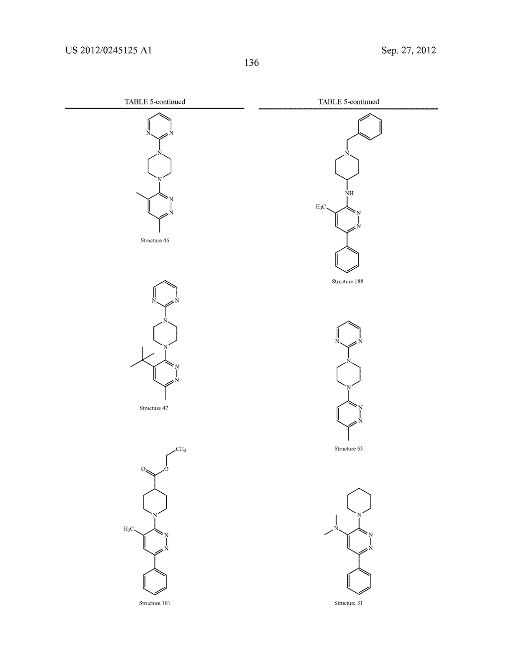 PYRIDAZINE COMPOUNDS, COMPOSITIONS AND METHODS - diagram, schematic, and image 183