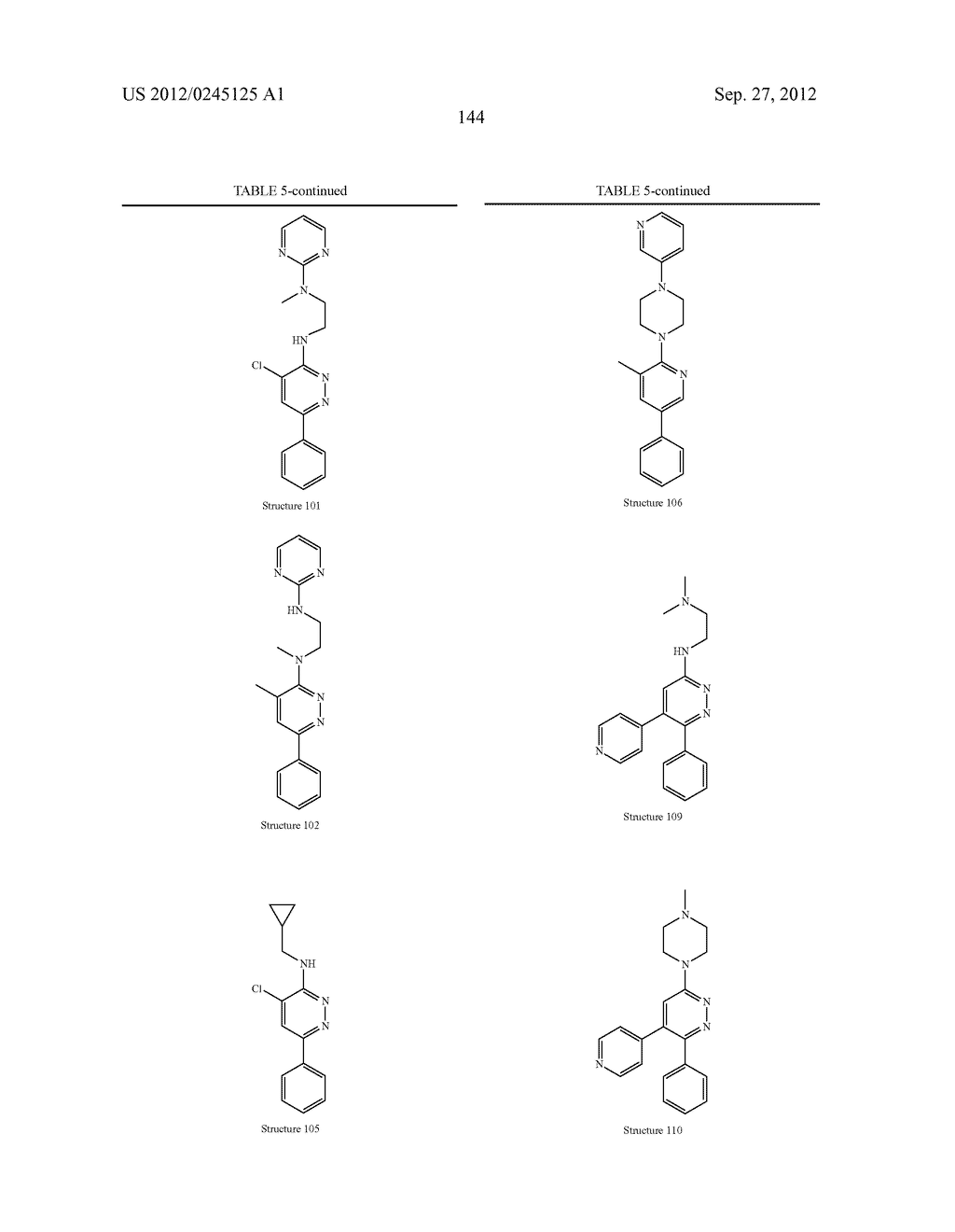 PYRIDAZINE COMPOUNDS, COMPOSITIONS AND METHODS - diagram, schematic, and image 191