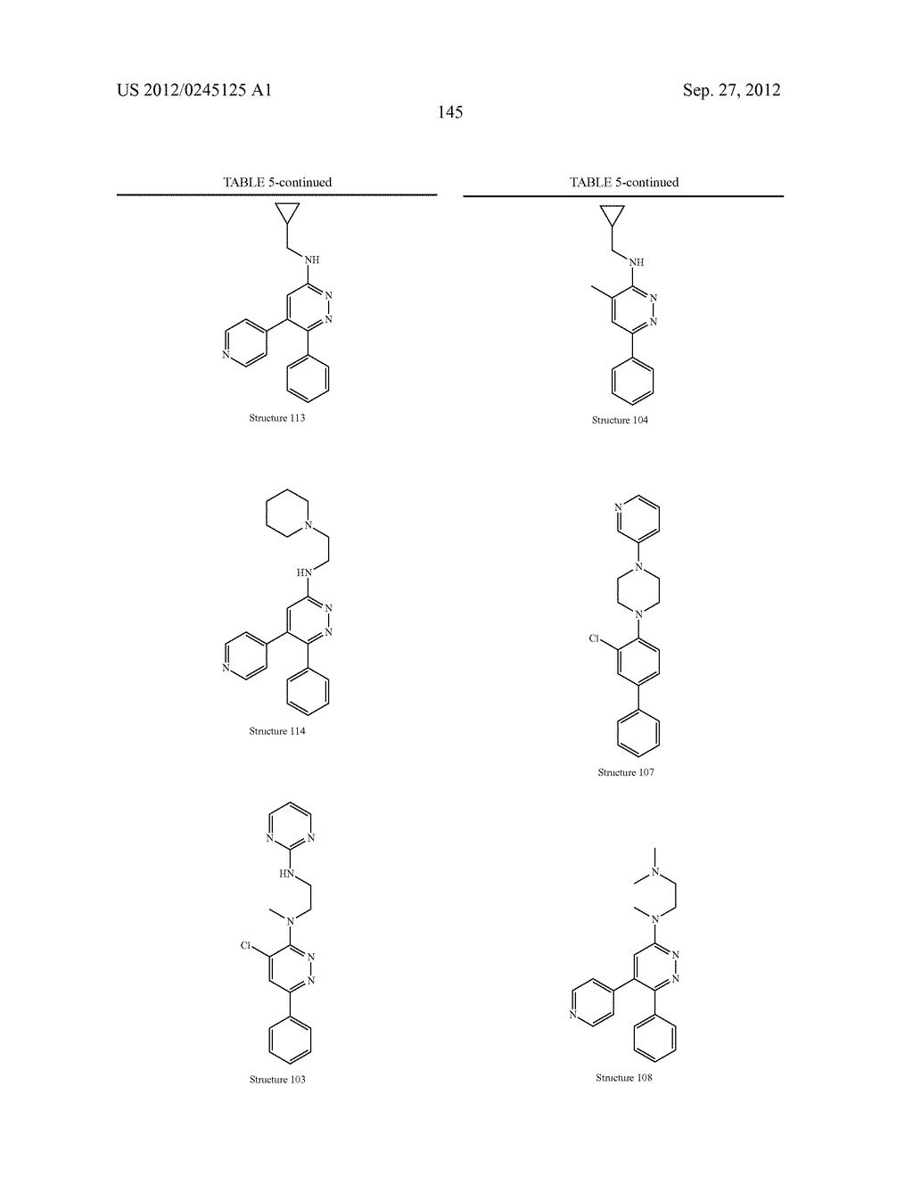 PYRIDAZINE COMPOUNDS, COMPOSITIONS AND METHODS - diagram, schematic, and image 192