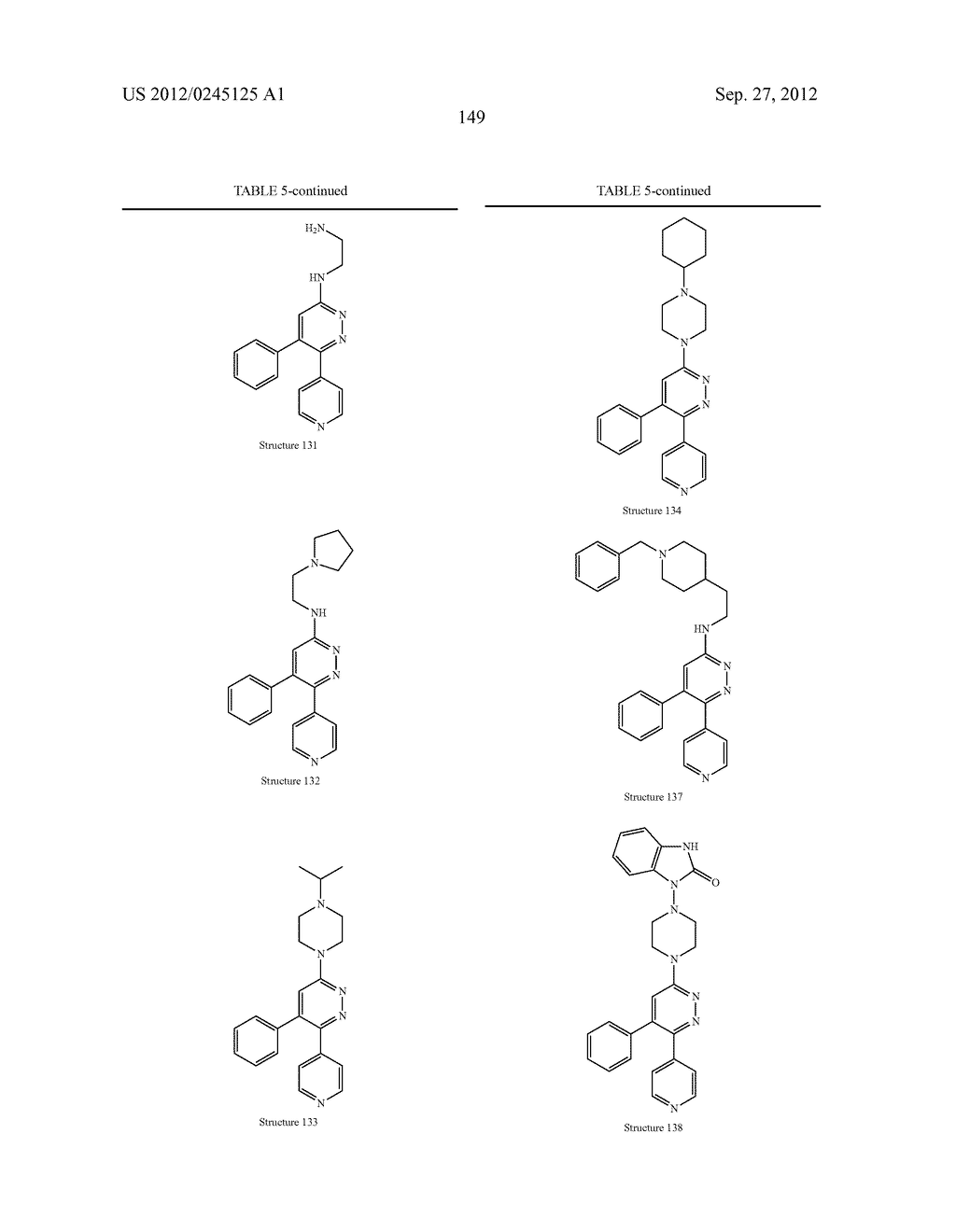 PYRIDAZINE COMPOUNDS, COMPOSITIONS AND METHODS - diagram, schematic, and image 196