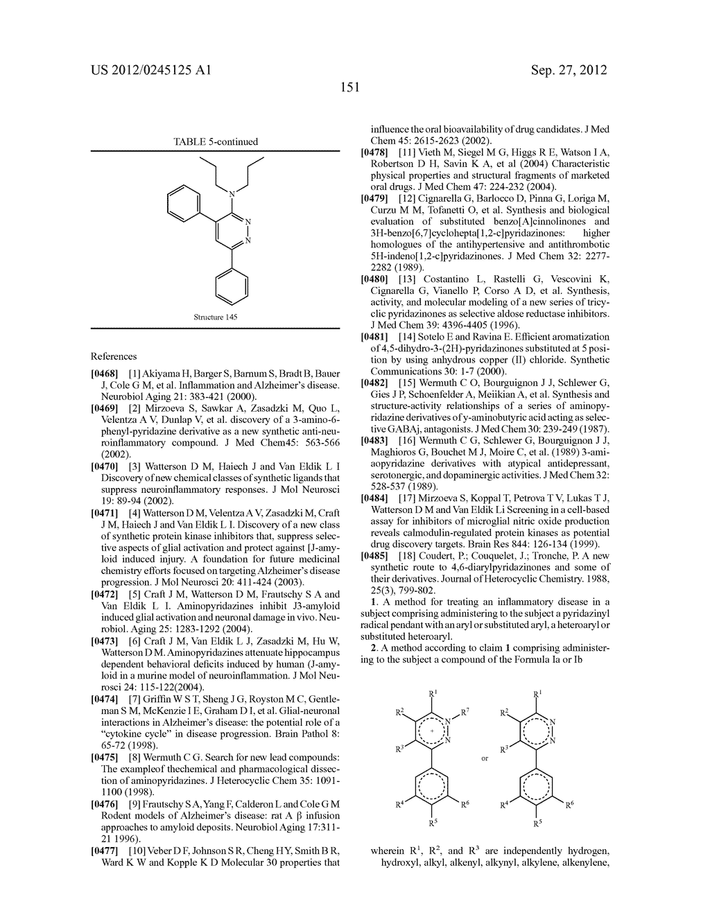 PYRIDAZINE COMPOUNDS, COMPOSITIONS AND METHODS - diagram, schematic, and image 198