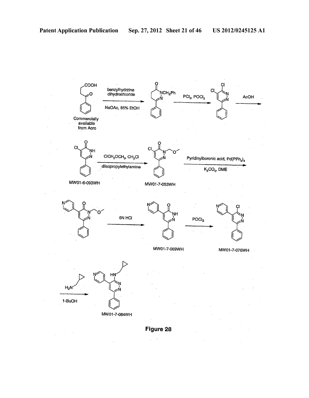 PYRIDAZINE COMPOUNDS, COMPOSITIONS AND METHODS - diagram, schematic, and image 22
