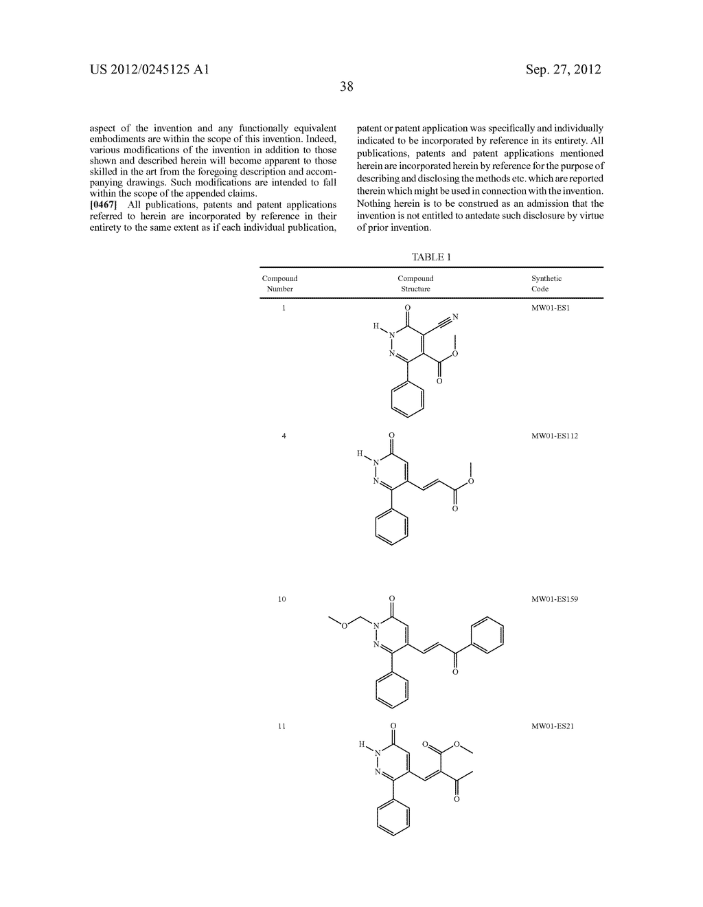 PYRIDAZINE COMPOUNDS, COMPOSITIONS AND METHODS - diagram, schematic, and image 85