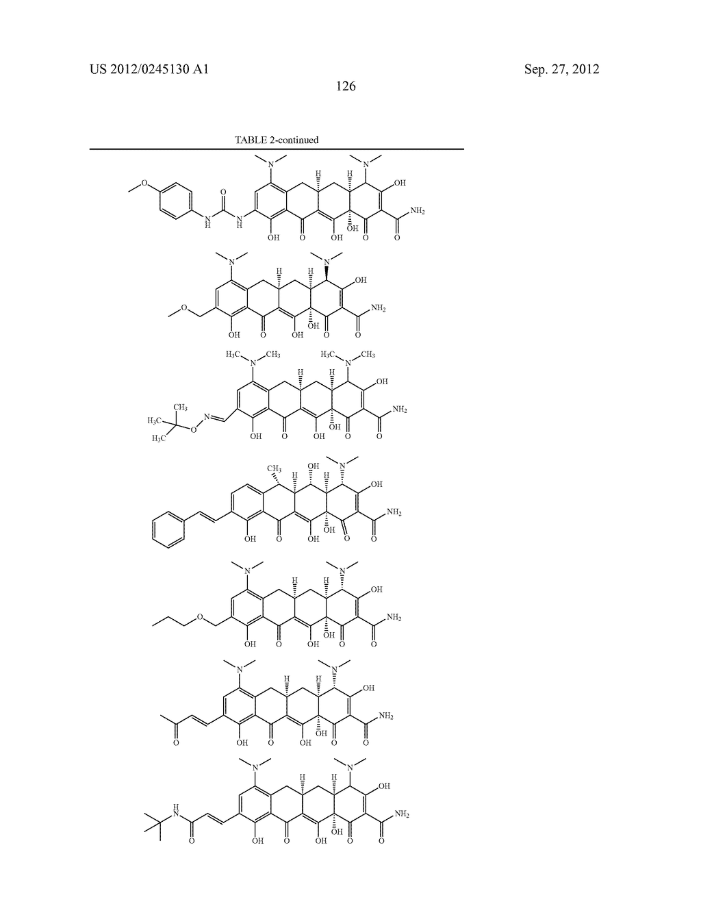 Methods of Using Substituted Tetracycline Compounds to Modulate RNA - diagram, schematic, and image 128