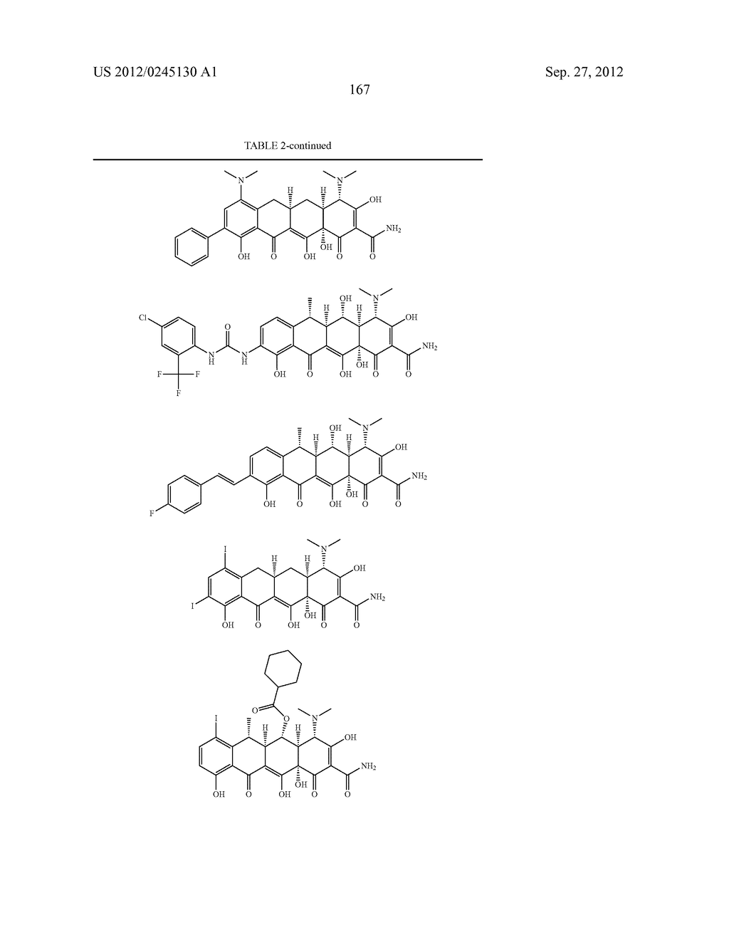Methods of Using Substituted Tetracycline Compounds to Modulate RNA - diagram, schematic, and image 169