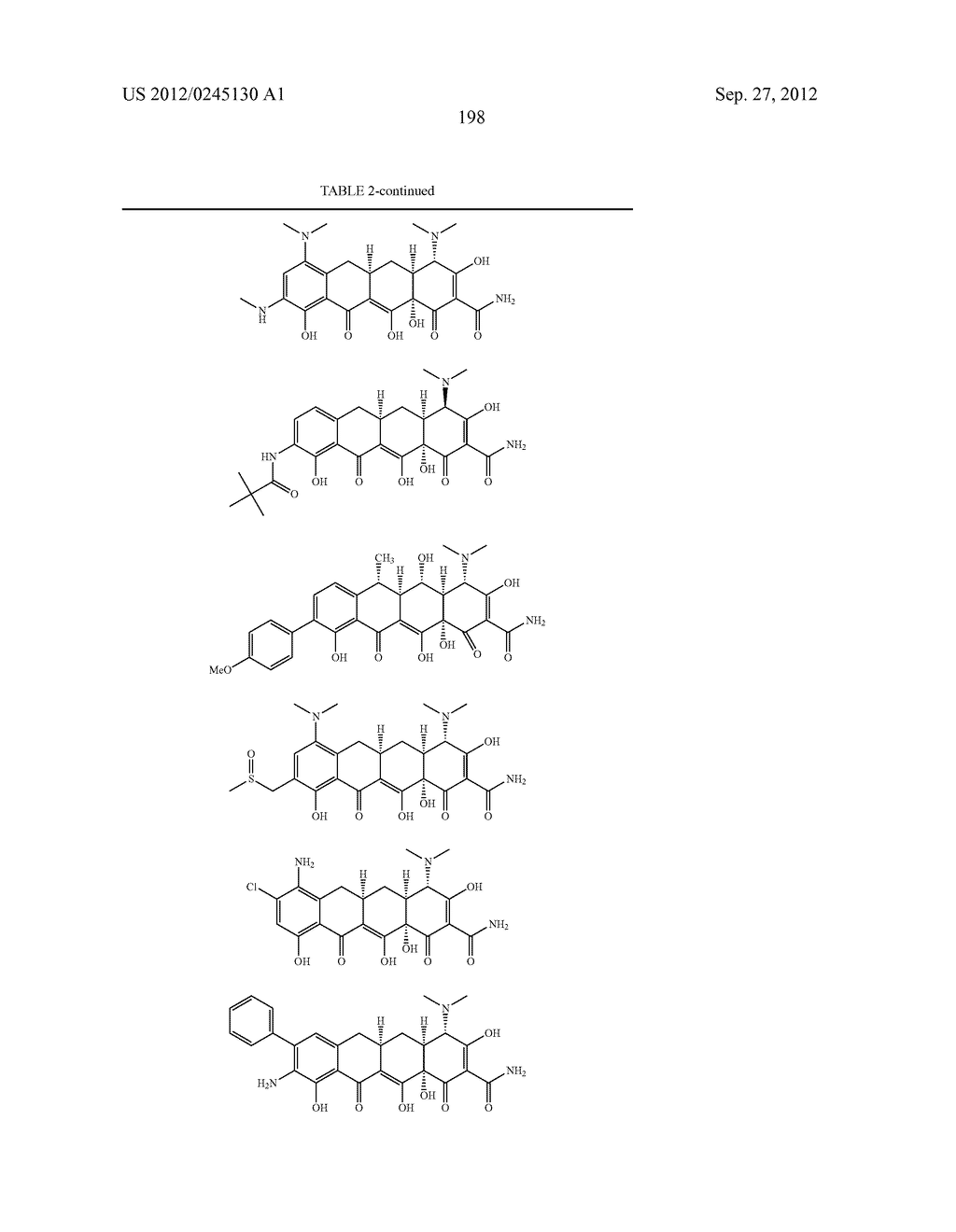 Methods of Using Substituted Tetracycline Compounds to Modulate RNA - diagram, schematic, and image 200