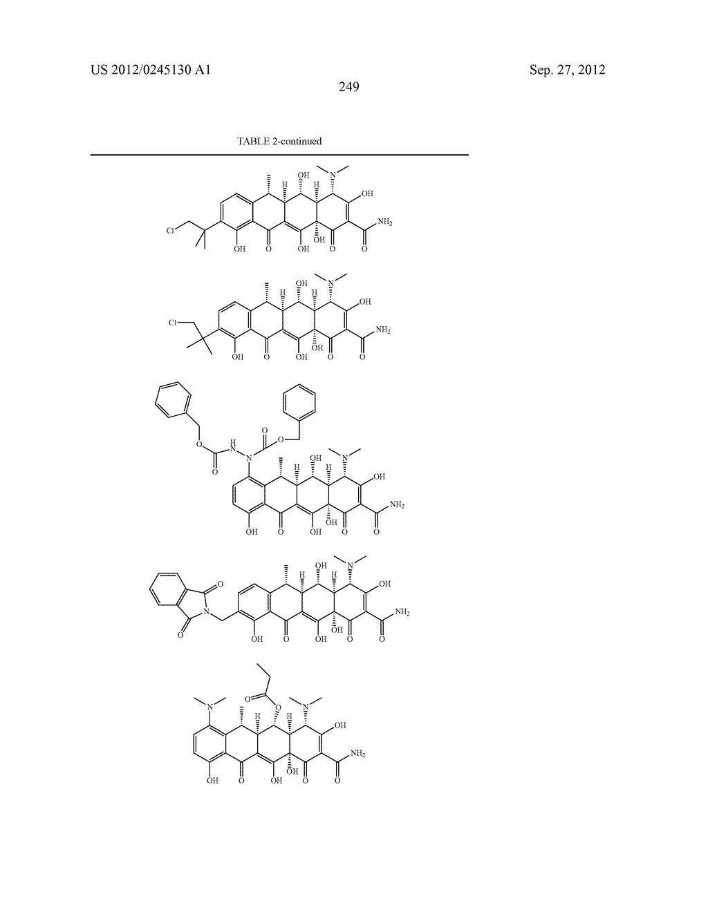 Methods of Using Substituted Tetracycline Compounds to Modulate RNA - diagram, schematic, and image 251