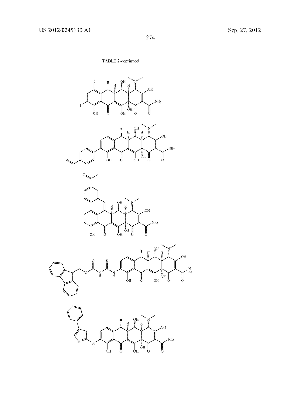 Methods of Using Substituted Tetracycline Compounds to Modulate RNA - diagram, schematic, and image 276