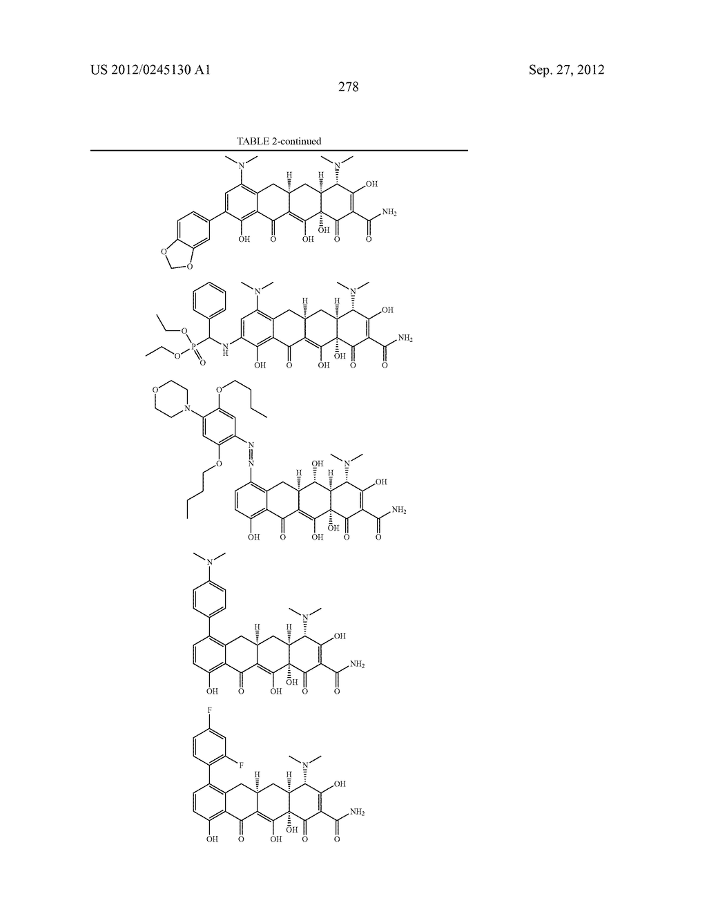 Methods of Using Substituted Tetracycline Compounds to Modulate RNA - diagram, schematic, and image 280