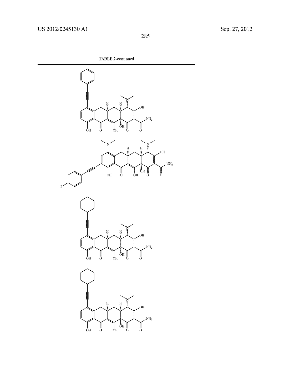 Methods of Using Substituted Tetracycline Compounds to Modulate RNA - diagram, schematic, and image 287