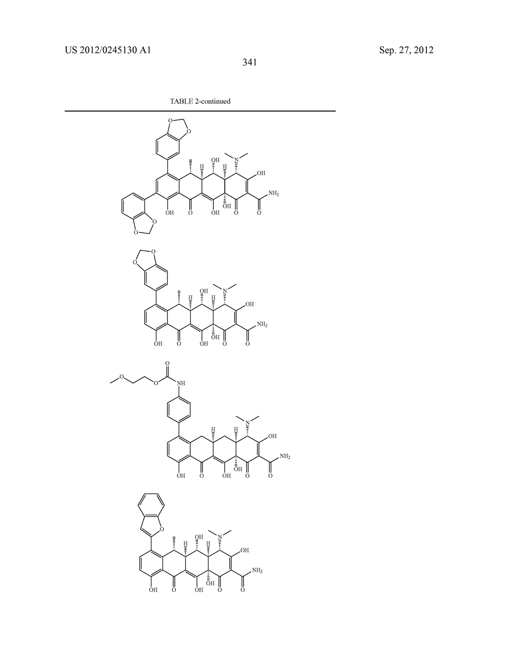 Methods of Using Substituted Tetracycline Compounds to Modulate RNA - diagram, schematic, and image 343