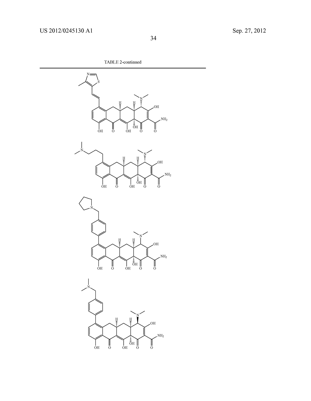 Methods of Using Substituted Tetracycline Compounds to Modulate RNA - diagram, schematic, and image 36