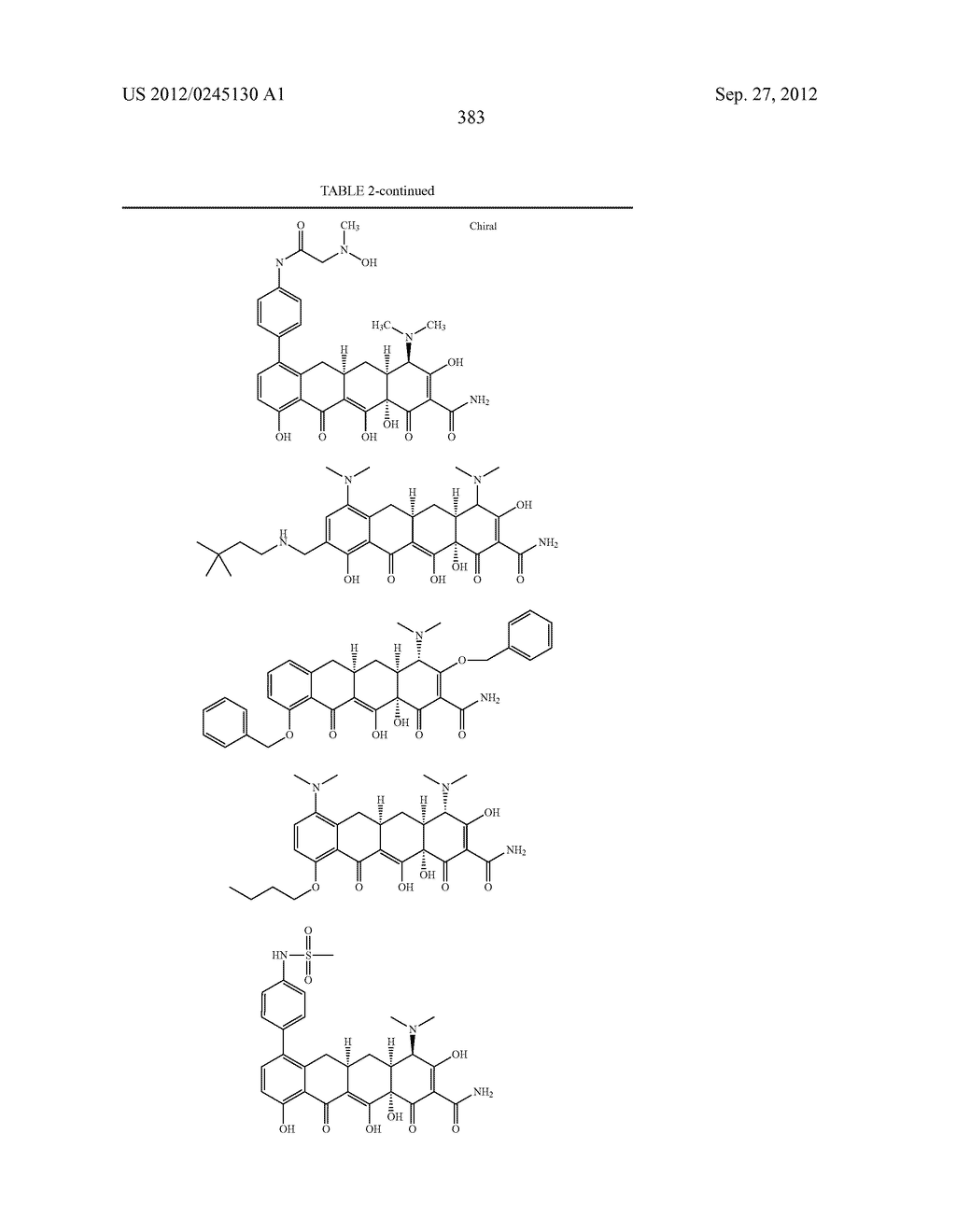 Methods of Using Substituted Tetracycline Compounds to Modulate RNA - diagram, schematic, and image 385