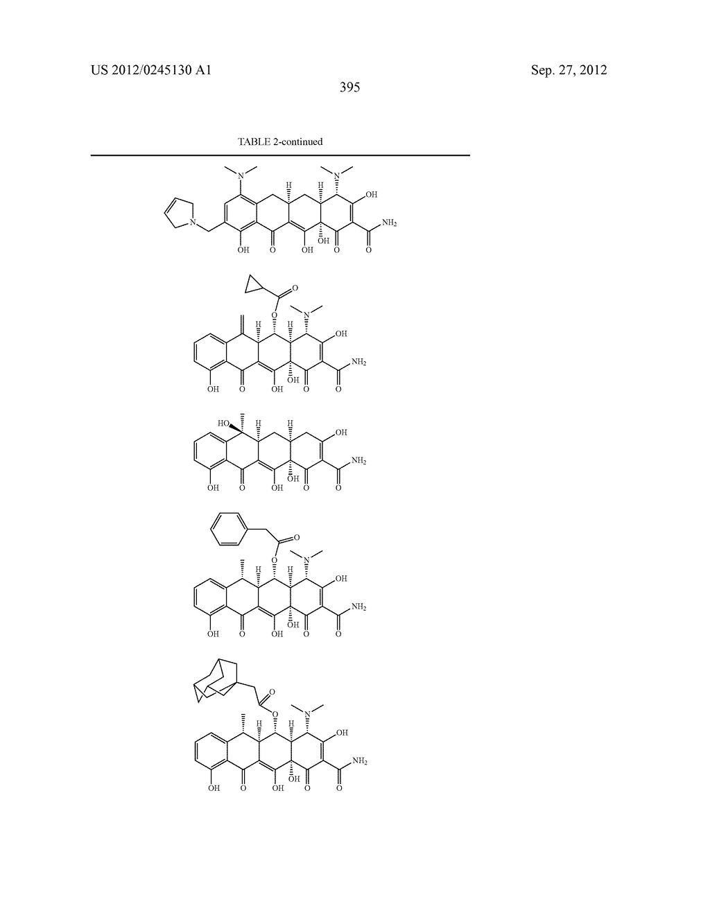 Methods of Using Substituted Tetracycline Compounds to Modulate RNA - diagram, schematic, and image 397