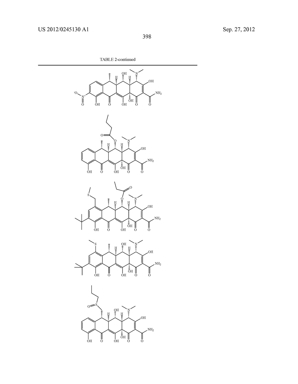 Methods of Using Substituted Tetracycline Compounds to Modulate RNA - diagram, schematic, and image 400