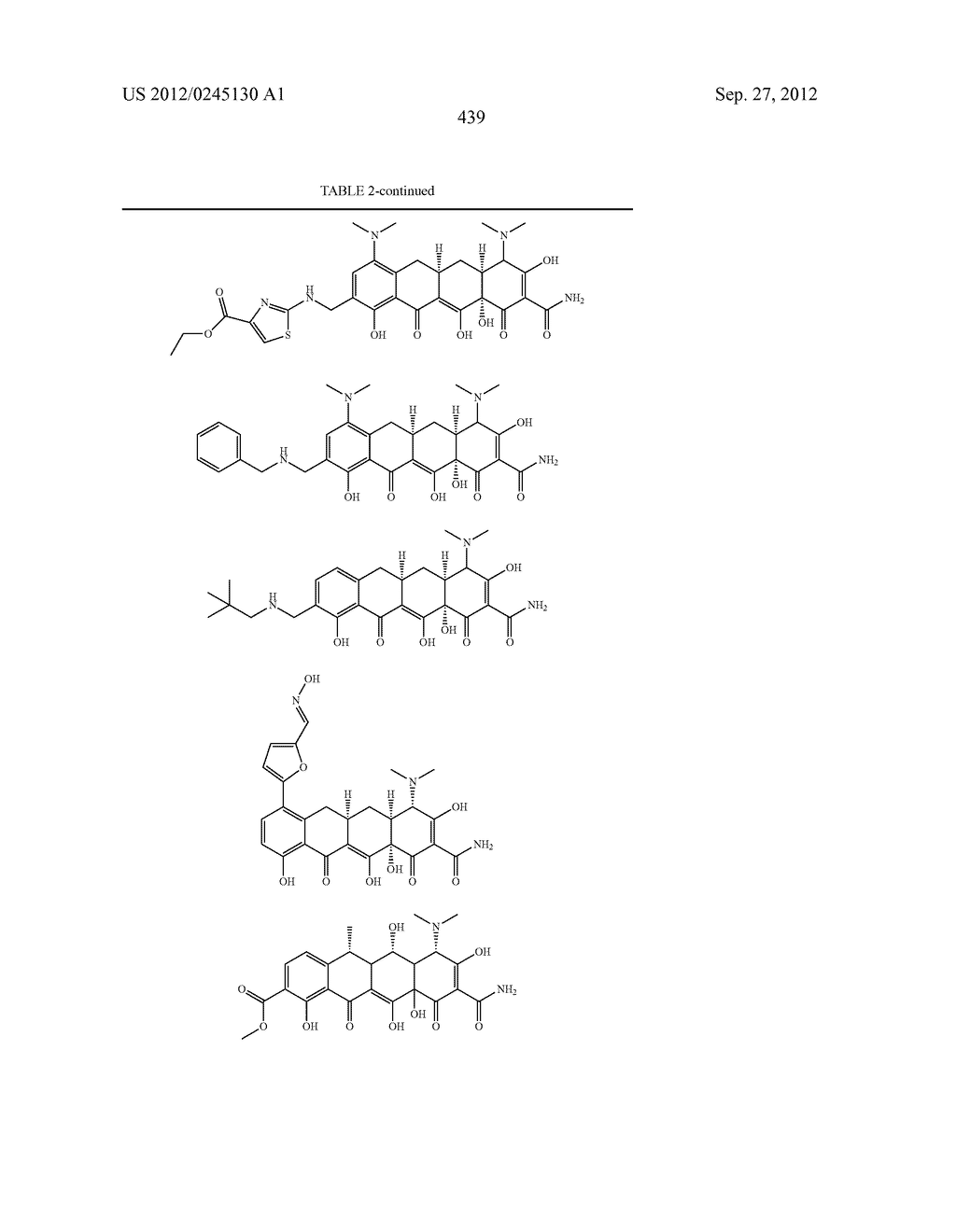 Methods of Using Substituted Tetracycline Compounds to Modulate RNA - diagram, schematic, and image 441