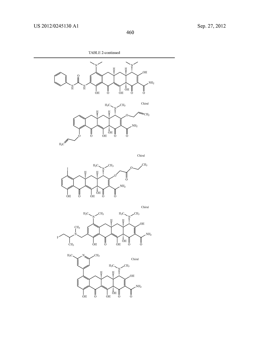 Methods of Using Substituted Tetracycline Compounds to Modulate RNA - diagram, schematic, and image 462