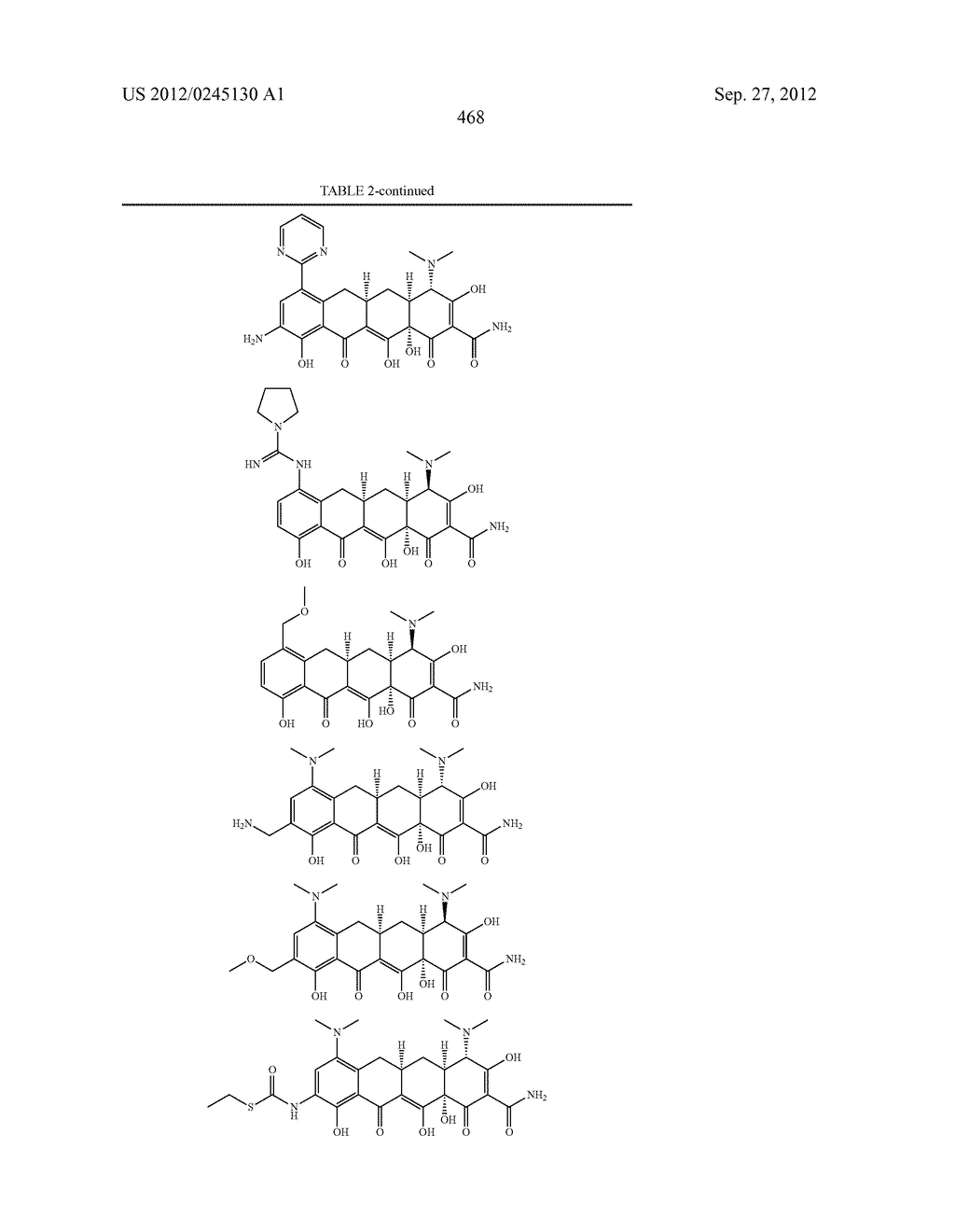 Methods of Using Substituted Tetracycline Compounds to Modulate RNA - diagram, schematic, and image 470