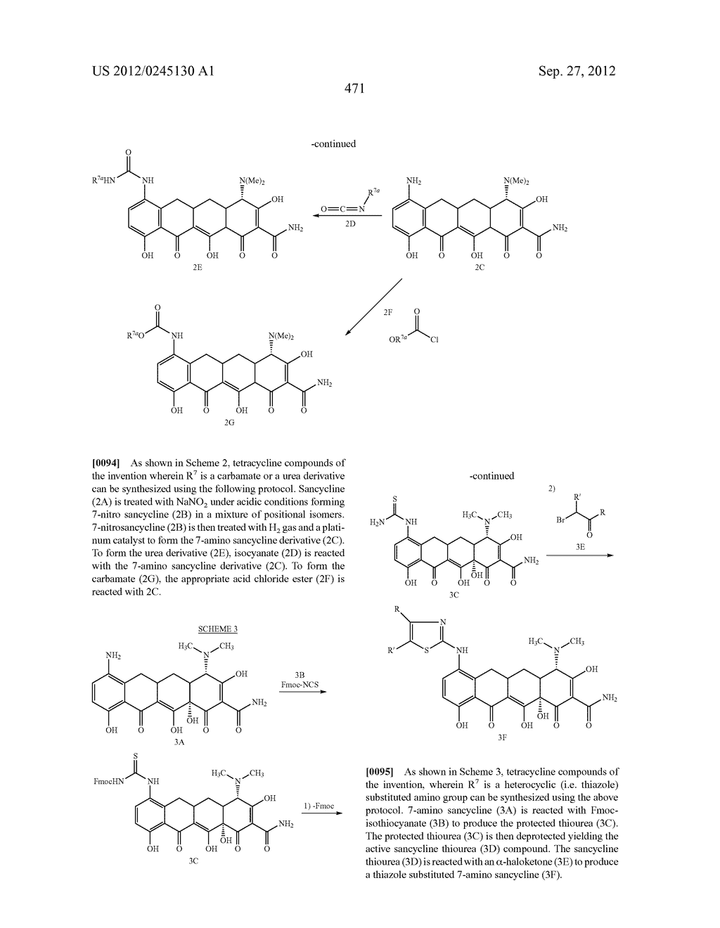 Methods of Using Substituted Tetracycline Compounds to Modulate RNA - diagram, schematic, and image 473