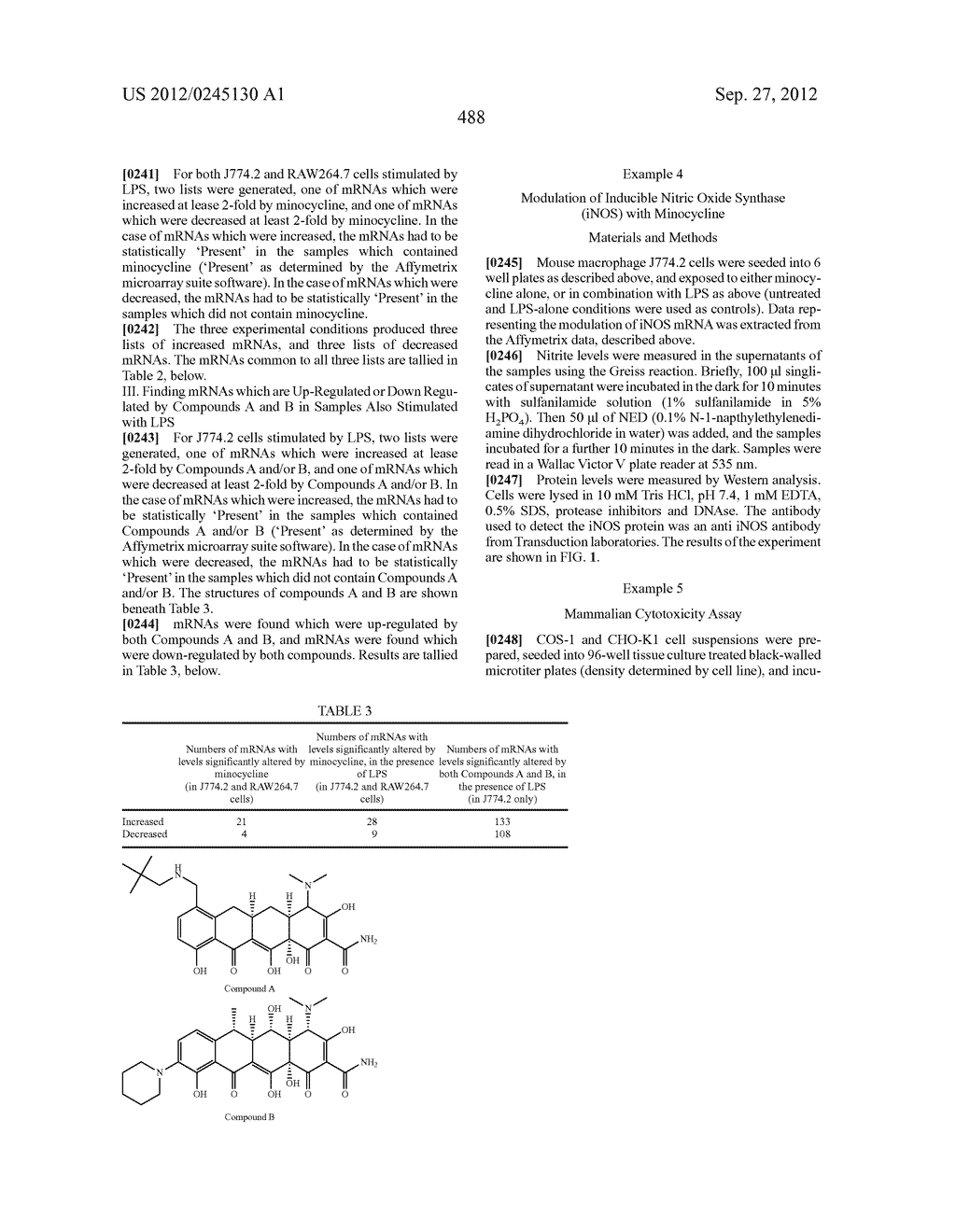 Methods of Using Substituted Tetracycline Compounds to Modulate RNA - diagram, schematic, and image 490