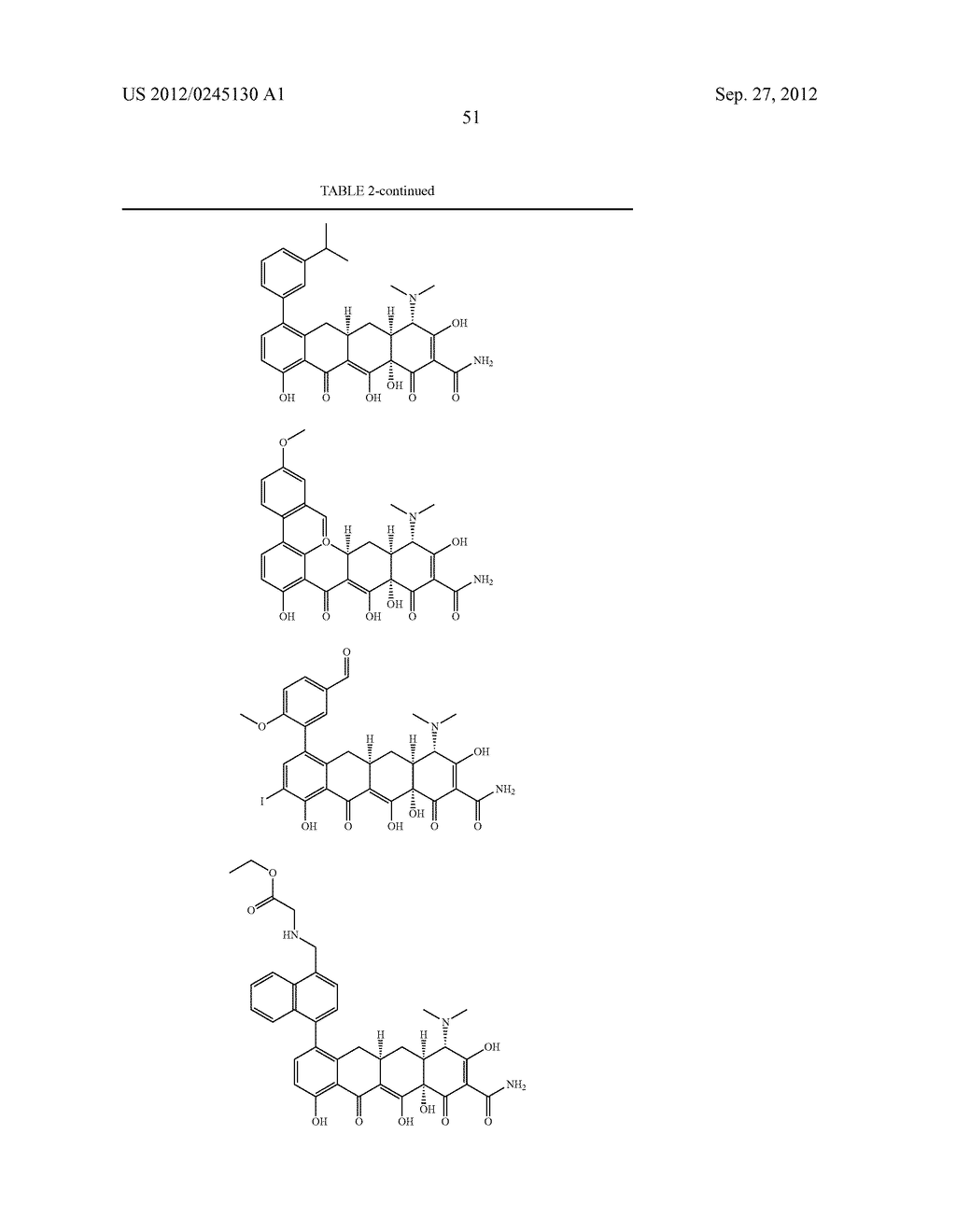 Methods of Using Substituted Tetracycline Compounds to Modulate RNA - diagram, schematic, and image 53